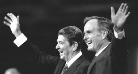 Reagan and Bush